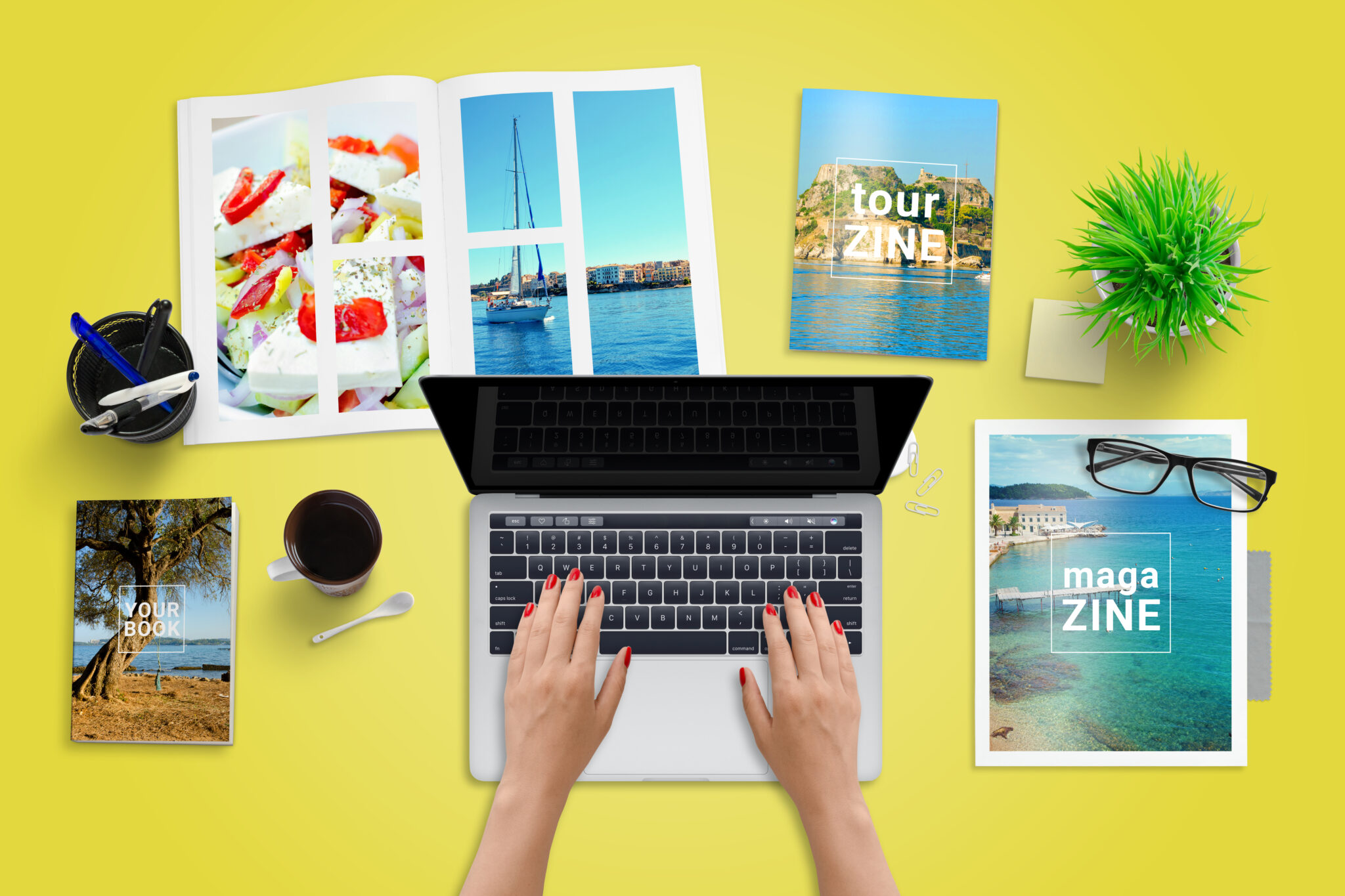 Catalogue edition mise en page depliant brochure
